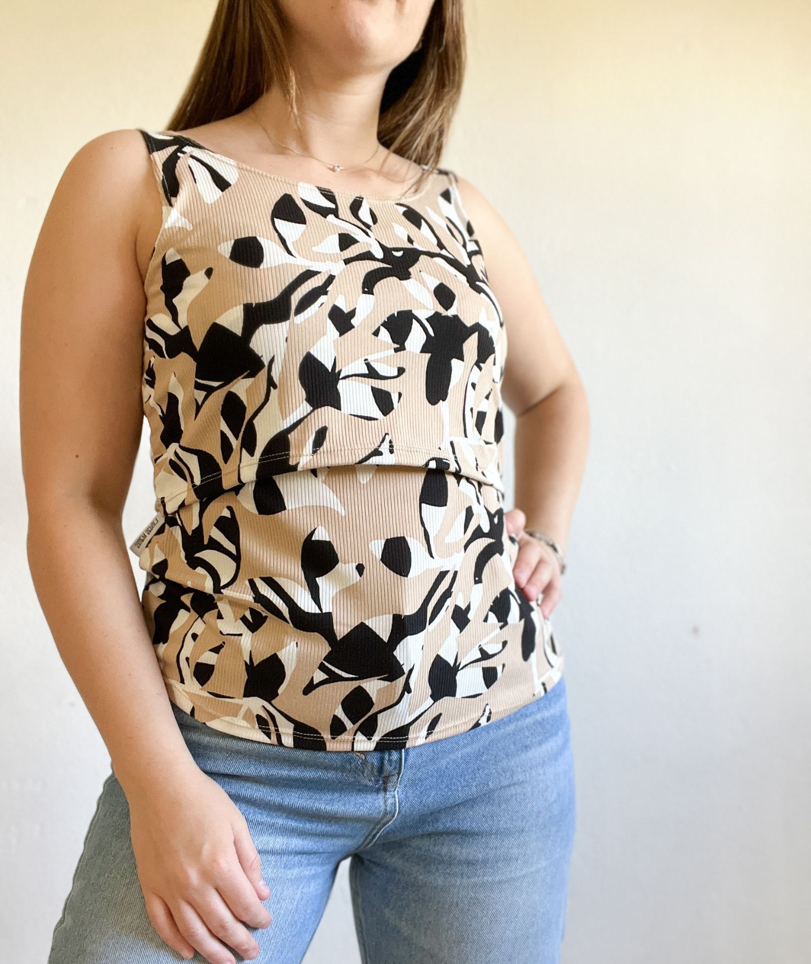 Musculosa lactancia Moscú estampada