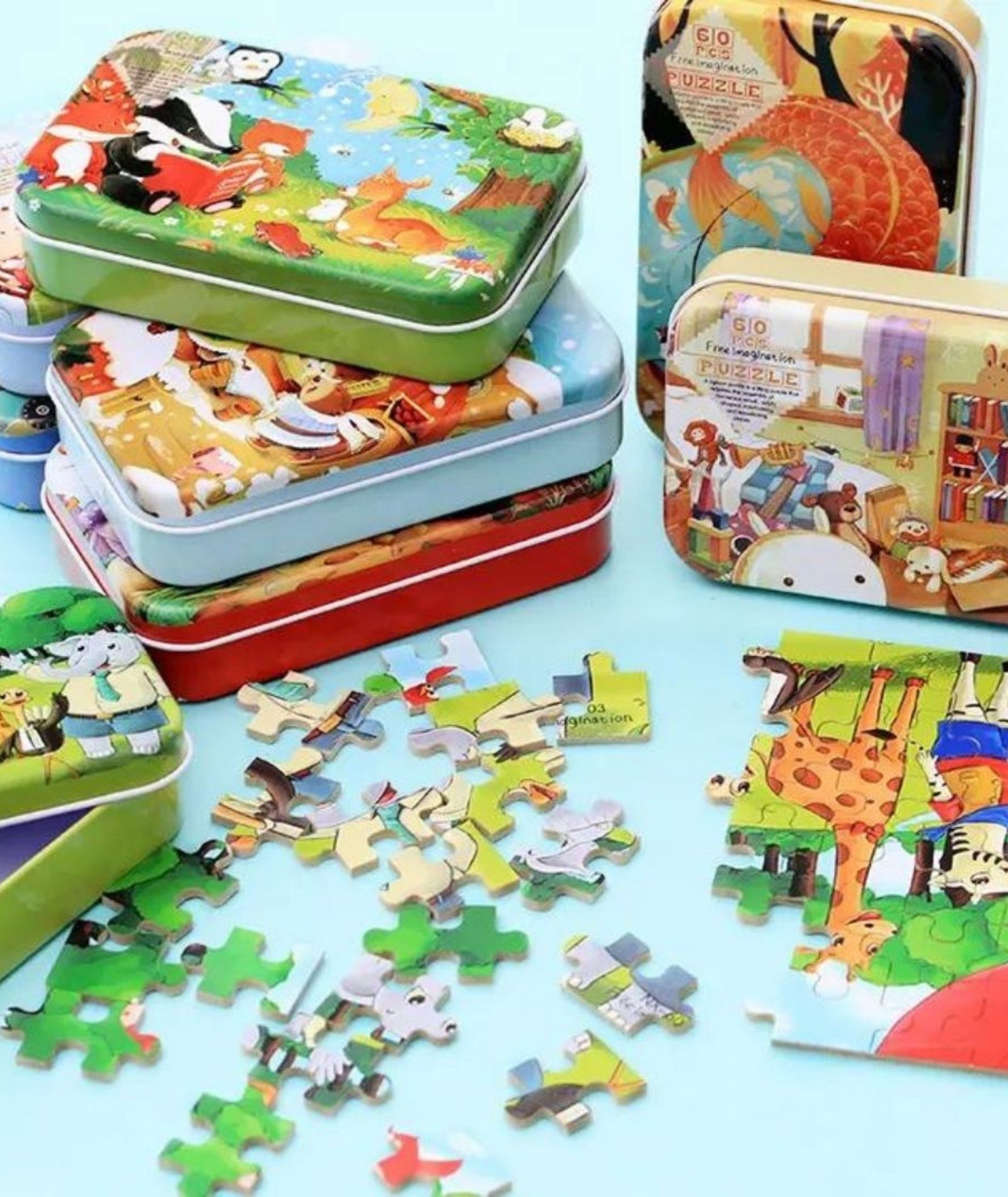 Puzzle de 60 pzas de Madera