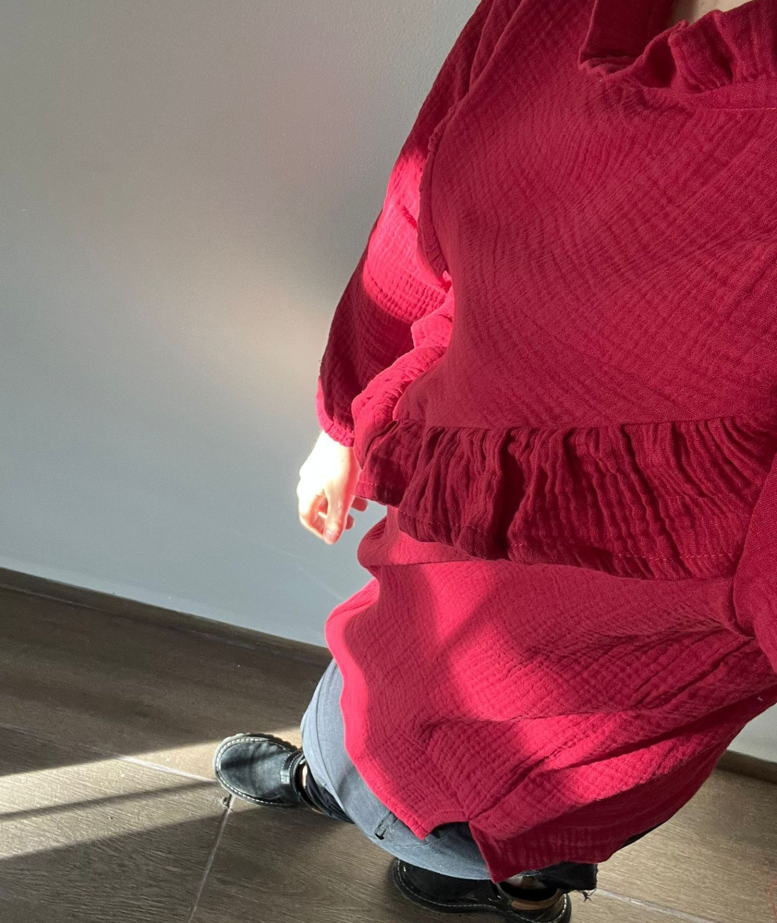 Camisa para lactancia Bordo