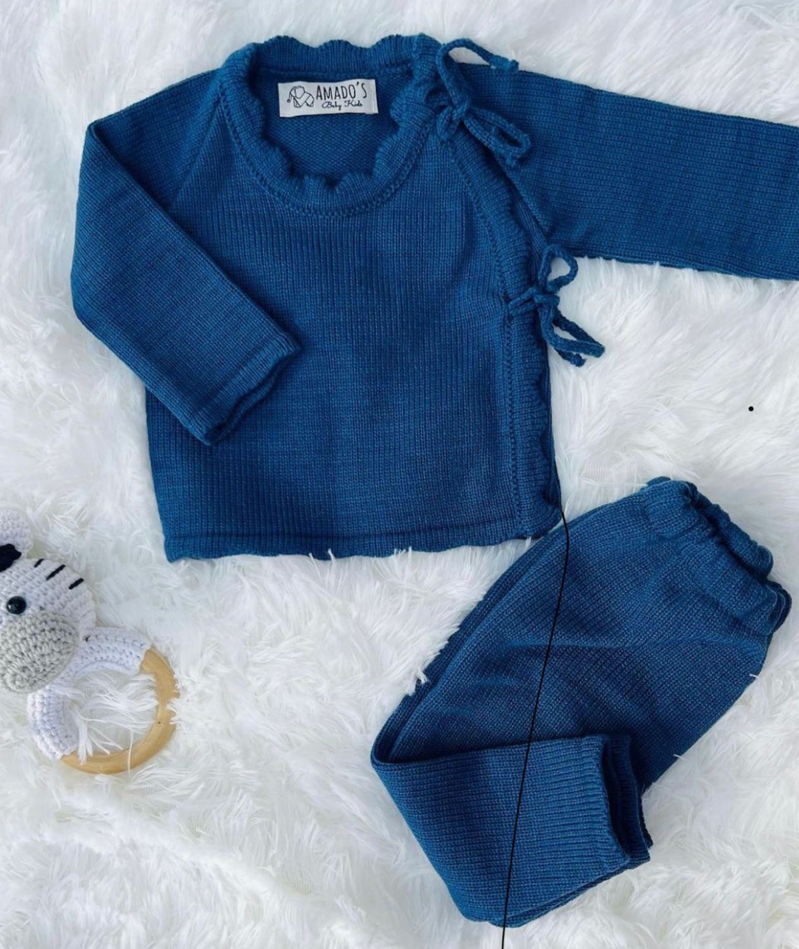 Conjunto dralon azul