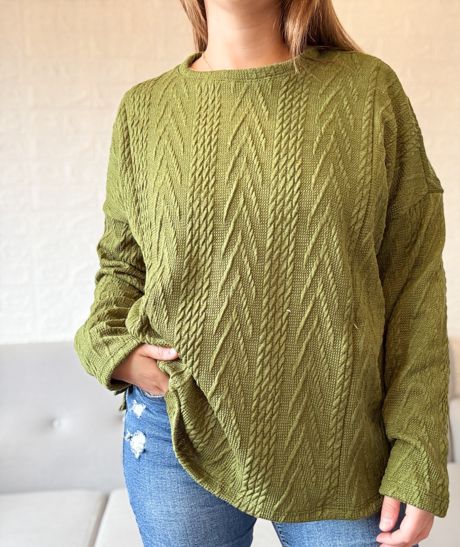 Sweater Lactancia Brook- Verde