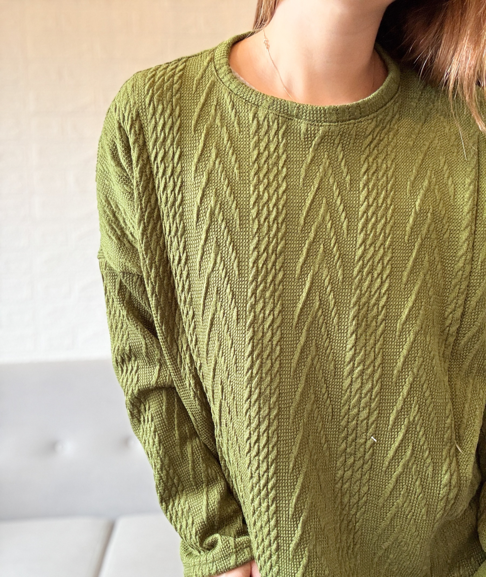 Sweater Lactancia Brook- Verde
