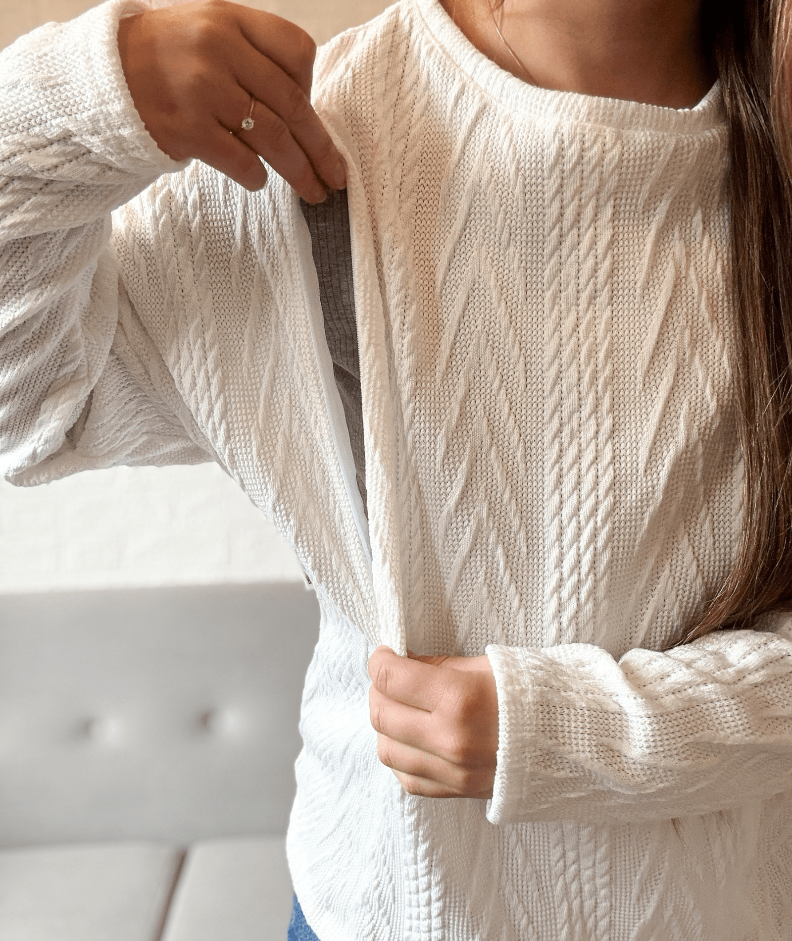 Sweater Lactancia Brook- Verde