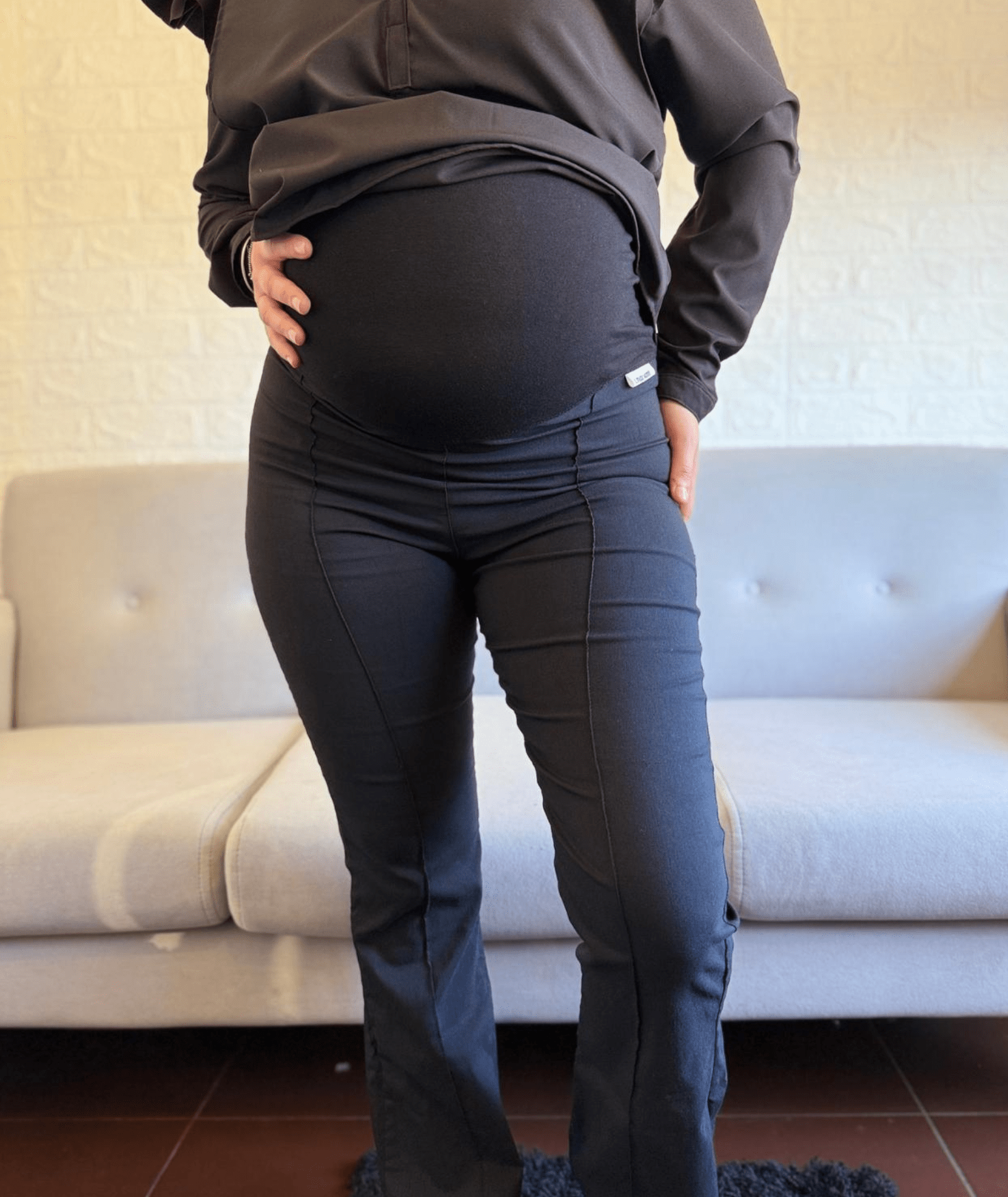 Pantalón de vestir Maternal – Gabardina elastizada