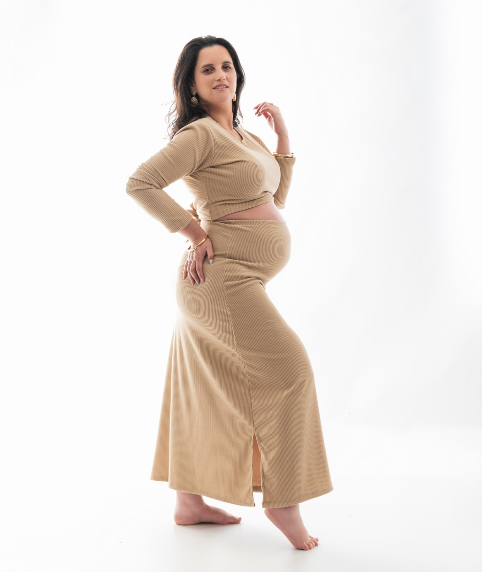 Conjunto maternal 2 pz Top + Falda